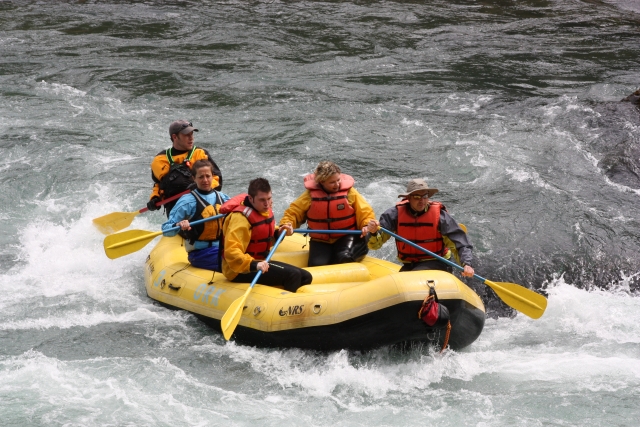 grupo de rafting